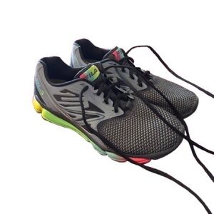 Fila Coolmax Sneakers Size 8 | Style 5RM00042-295 | Gray Neon Athletic Shoes